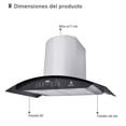 thumbnail image 2 of Combo Rieti SUPRA parrilla y campana 90 cm Negro, 2 of 5