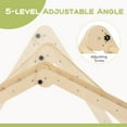 thumbnail image 3 of OLAKIDS Climbing Toys for Toddlers, 8 in 1 Foldable Wood Pikler Montessori Jungle Gym with Toddler Tower Angle Adjustable Ladder Ramp Slide, Indoor Kids Playground Climber Triangle Set (Natural), 3 of 9