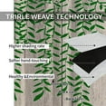thumbnail image 6 of Watercolor Plant Vine Blackout Rod Pocket Curtains, Green Willow Leaves Room Darkening Curtains 2 Panel Sets, Easy to Clean Fast Drying Curtains for Home Living Room Bedroom Hotel-W42xL54in, 6 of 6
