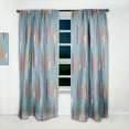 thumbnail image 2 of Designart 'Botanical Floral Retro Pattern II' Mid-Century Modern Curtain Panel, 2 of 5