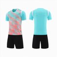 thumbnail image 2 of UAYOTSE Boy's Short 2 Pieces Set Boys Mesh Breathable Short Sleeve Shorts Set Sportswear Youth Basketball Suit,Sizes 5-6 Years, 2 of 4