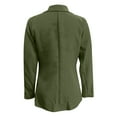 thumbnail image 3 of Vedolay Fall Tops for Women Women's Blazers for Work Casual Open Front Long Sleeve Work Office Jackets,Green L, 3 of 4