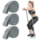 thumbnail image 1 of Bandas de Resistencia, Juego de 3 Bandas, Banda de Ejercicio de Resistencia para Glúteos Y Piernas, Mujeres Y Hombres, Banda Elástica para Entrenamien gris Macarena Correa de estiramiento de fitness, 1 of 8