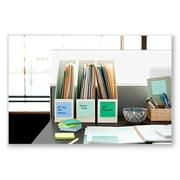 Post-it Notes Super Sticky 654R-12SST 3 in. x 3 in. Unruled 100 Percent Recycled Paper Super Sticky Notes - Assorted Oasis Colors (12/Pack)
