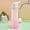 Pink, variant on 700ml 2-in-1 Spray Sports Water Bottle, BPA Free Tritan Mist Spray Drinking Bottle, Leakproof Portable Hydration Cup for Gym, Cycling, Camping, Outdoor Workout,Black
