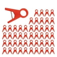 thumbnail image 1 of 50 Pcs Clip de Fixation Réutilisable pour Plantes Grimpantes de Jardin Extérieur pour Tomate Vigne 18mm Rouge, 1 of 7