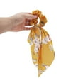thumbnail image 5 of Unique Bargains 1 Pc Tie Triangle Ribbon Scrunchies Yellow, 5 of 5