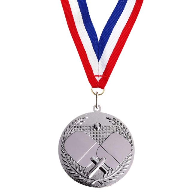 Medalla Deportiva 6 8 Cm Con Cinta para El Cuello Ping Pong Actividades Fiesta