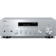 Yamaha R-N600A 2.1-Channel Network A/V Receiver with Streaming, Phono and Built-in DAC (Silver) Bundle With Cleaning kit
