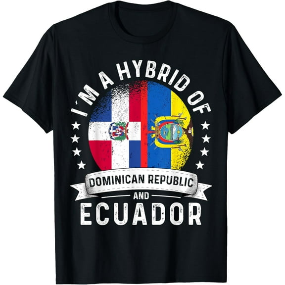 Playful Comfort Tee - Dominican Republic Flag Ecuador Grown Ecuadorian Flag T-Shirt