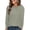 Green, variant on Waffle Knit Shirts for Women Green M