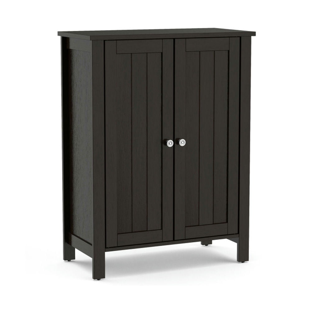 Finihen Bathroom Storage Cabinet, Bathroom Floor Cabinet, 2-Door Bathroom Floor Storage Cabinet Space Saver Organizer, for Bathroom, Living Room, Bedroom, Kitchen, Brown Finihen Bathroom Storage Cabinet, Bathroom Floor Cabinet, 2-Door Bathroom Floor Storage Cabinet Space Saver Organizer, for Bathroom, Living Room, Bedroom, Kitchen, Brown