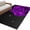 Purple, variant on Red Rose Round Area Rug 3.3Ft Washable Circle Rugs for Dining Room Table, Abstract Spring Flowers Vintage Black Non-Slip Carpet Floor Mats Indoor Outdoor Carpet Runner Aesthetic Home Decor
