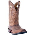 thumbnail image 2 of Laredo Men's Distressed Tan Kane Square Toe Western Boots 7812, 2 of 7