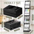 thumbnail image 2 of Tatuo 1 Piece Foldable Magazine Rack Metal Catalog Literature Rack Portable 4 Pockets with Carrying Bag Brochure Stand Literature Display Holder Stand for Exhibition Trade Show, 2 of 6