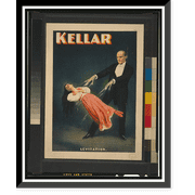 Historic Framed Print, Kellar - 9, 17-7/8" x 21-7/8"