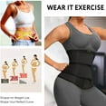 thumbnail image 5 of Lilvigor Waist Trainer for Women Plus Size Sweat Belts Zipper Bones Workout Trimmer Neoprene Sauna Underbust Corset, 5 of 7