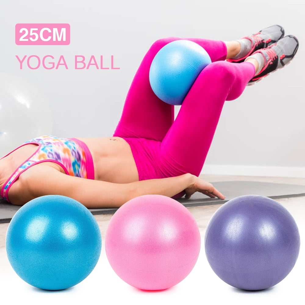 FOLWME 25cm Fitness Pilates Yoga Ball Massage Ballons de Fitness Relaxation Muscle Balls Flexibilit/é Balance Sports /Épaissir Anti-Slip