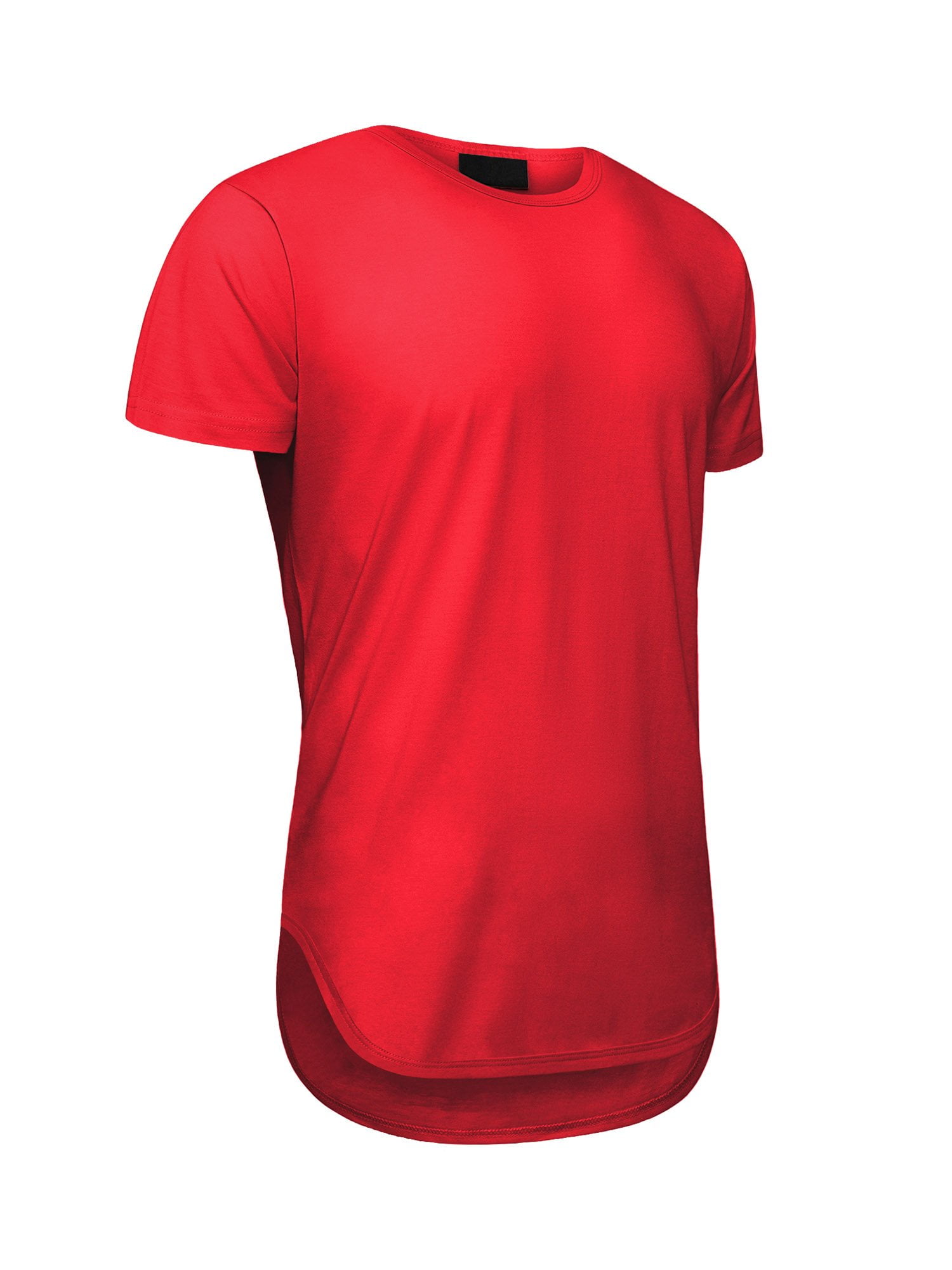 Hipster Long Length Curved Hem T Shirt 