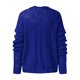 thumbnail image 3 of Gibobby Suéter de invierno para mujer Suéter de mujer, de punto acanalado, manga larga, Color sólido, ahuecado, escote en V, ajustado, ropa de otoño(Azul,XG), 3 of 5