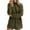 Dark Green, variant on Turtle Neck Sweatshirt for Women | Long Sleeve Soft Cozy Sweatshirts, Solid Color Fuzzy Sweater, Fall Oversized Tops with Pockets Loungewear