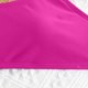thumbnail image 5 of Odeerbi 8-14 Años Niñas Playa de Verano Bikini de Cuerda Traje de Baño Hawaiano Traje de Baño de Color Sólido Traje de Baño de Dos Piezas Set, 5 of 6