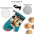 thumbnail image 3 of Naloa I Love Sushi Oven Mitts and Pot Holders 4 pcs Set, Cooking Baking Grilling Kitchen Oven Glove for Cooking, 3 of 6