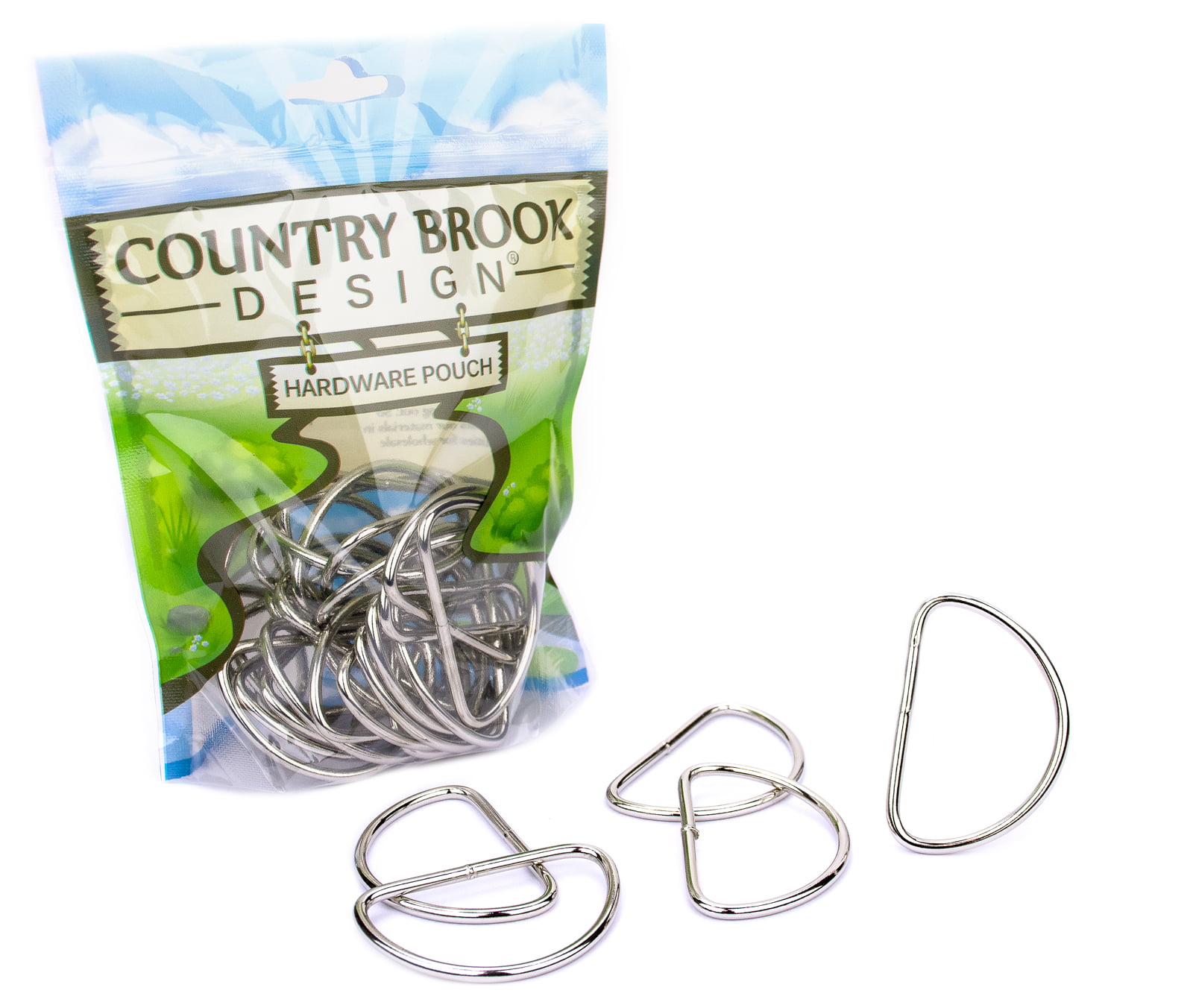 Country Brook Design® 50-1/2 Inch Die Cast Square Bottom D-Rings 