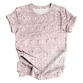 thumbnail image 4 of MEICHEN Womens Casual Short Sleeve Tops Neck T Shirts Summer Loose Fit Daily Wear Blouse for Women, 4 of 4