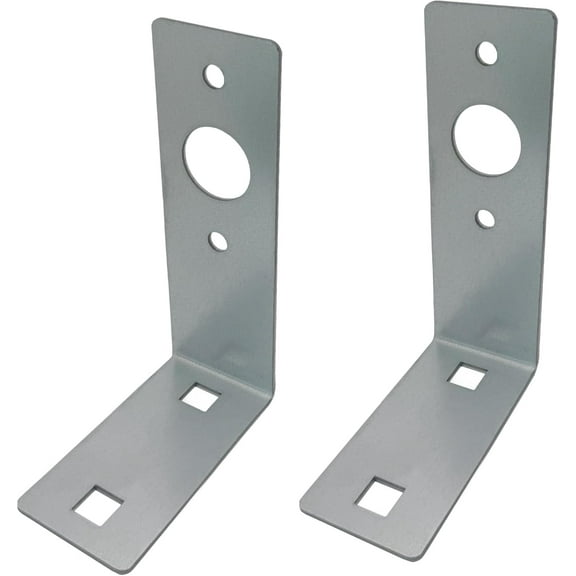 Trailer Light Mounting L Shaped Bracket, Heavy Duty, 4.5 x 3 x 1.5 inch (Zinc, 2 Pack)