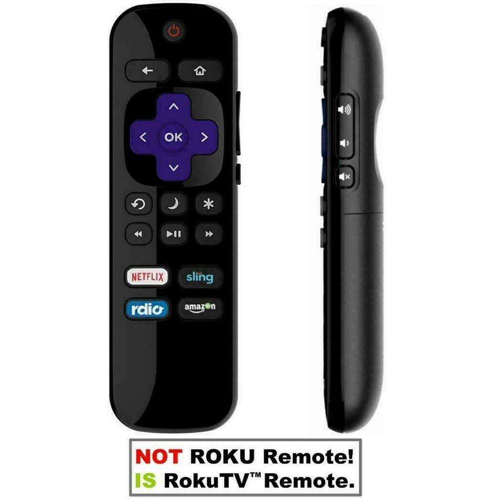 Replaced WESTINGHOUSE Roku TV Remote Control with Netflix Sling Rdio