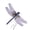 B, variant on Garden Hanging Ornament Colorful Simulation Dragonfly Decor Outdoor Weatherproof Mosquito Deterrent