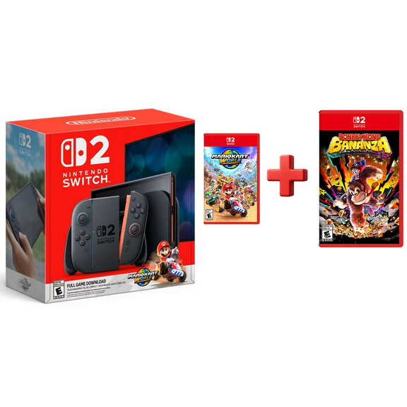 Nintendo Switch 2   Mario Kart World Bundle   Donkey Kong Bananza - US. Version