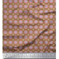 thumbnail image 1 of Soimoi Modal Satin Fabric Flower Artistic Print Sewing Fabric Yard 42 Inch Wide, 1 of 3