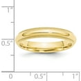thumbnail image 4 of 10K Yellow Gold 10Ky 4mm Milgrain Comfort Fit Band Size 11 Made In United States 1mc040-11, 4 of 5