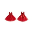 thumbnail image 2 of Cjfdfy Toddler Baby Girl Birthday Party Princess Sequins Tutu Dress Baby Girls Summer Cake Smash Outfit Sleeveless Backless Shinny Formal Wedding Tulle Gown Dresses, 2 of 9