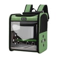 thumbnail image 2 of Mochila transportadora para pájaros Fernando Jaula de viaje para mascotas verde, 2 of 8