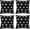 Black14, variant on Abstract Geometric Mondrian Throw Pillow Set of 4 Case Plush Sofa Pillow Cover for Bedroom Living Room Sofa 20"X20"