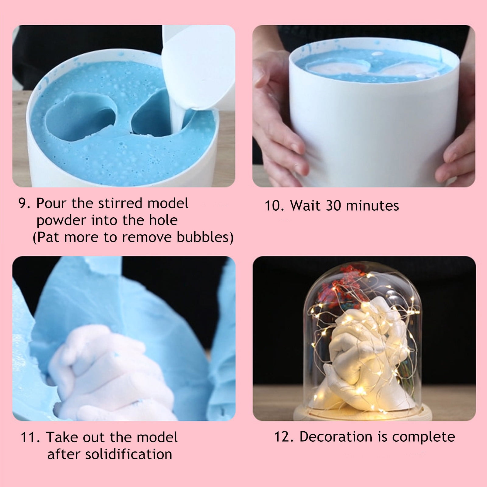 Buy Randolph Keepsake Hands Casting Kit Large DIY Plaster Statue