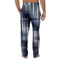 thumbnail image 4 of JGNGSHN Men’s Lounge Pajama Pants, Classic Plaid Cotton Sleepwear with Drawstring and Elastic Waist, Loose Fit Straight Leg, 4 of 7