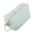thumbnail image 3 of Silicone Lunch Box Contenedor de almacenamiento de alimentos Gran capacidad Gran capacidad Organizador de microondas plegable Bolsa de maquillaje para Verde claro, 3 of 9