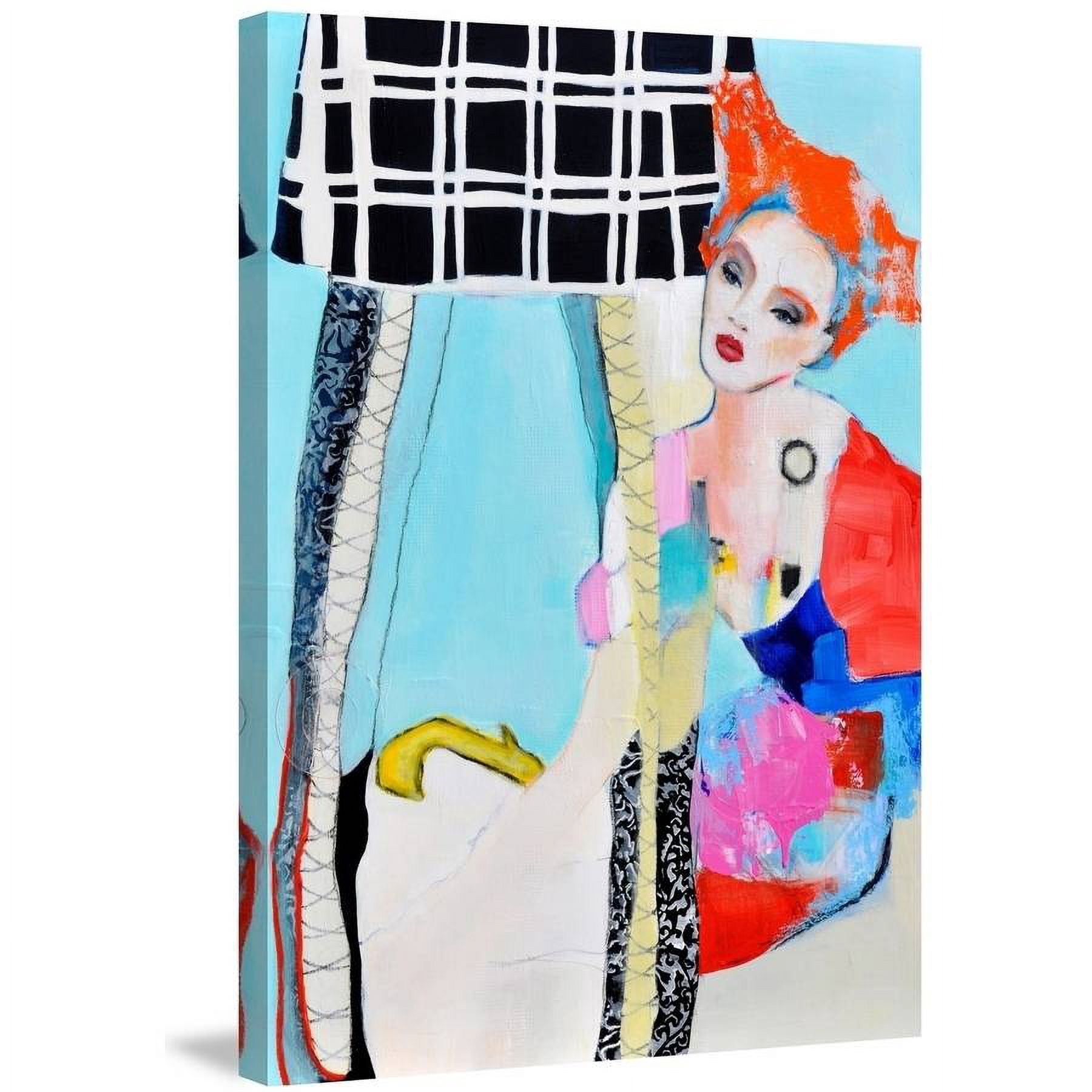 Dress up Game 2 Painting Print on Wrapped Canvas