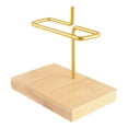 thumbnail image 1 of simhoa Bamboo Coffee Holder Container Organizer Paper Stand Flat Bottomed V Shape, 1 of 7