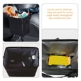 thumbnail image 3 of DEEPCRAFF Hanging Car Trash Bag Waterproof Nylon for Drivers 1Pack 9.43X9.43X5.89in, 3 of 8
