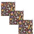 thumbnail image 6 of Coolnut 5 PCS Halloween Sweets Pattern Baby Muslin Washcloths, Trick Or Treat Face Towel Burp Cloths Ultrasoft Absorbent Cotton Bath Wipes Towels for Newborn Boys Girls, 6 of 6