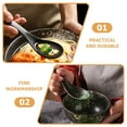 thumbnail image 3 of Hieromout 4pcs Japanese Ramen Soup Spoons Ramen Noodles Spoons Ceramic Rice Spoons, 3 of 11