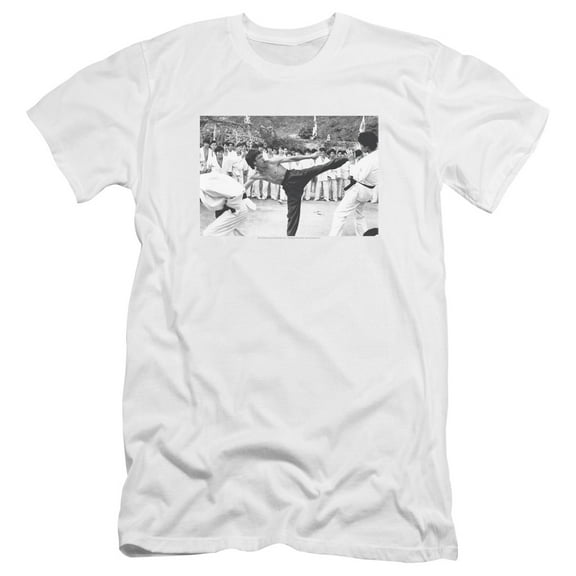 Bruce Lee - Kick To The Head - Premium Slim Fit Short Sleeve Shirt - Small