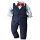 thumbnail image 3 of Traje de caballero para niños, trajes formales para niños, ropa de fiesta de boda y cumpleaños, chaleco para niños, camisa, pantalón, pajarita, ropa de 4 Uds., 3 of 5
