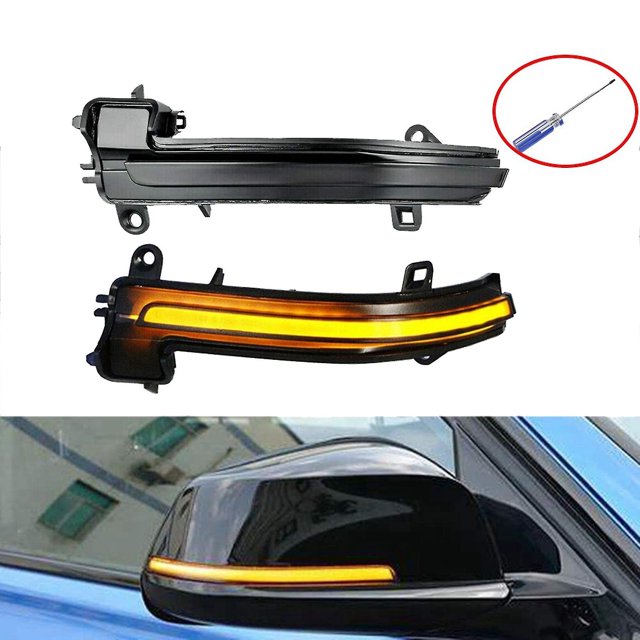 2 indicadores LED de señal de giro para coche para F20 F22 F30 E84 1