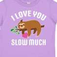 thumbnail image 4 of Inktastic Valentine's Day I Love You Slow Much with Cute Sloth Boys or Girls Toddler T-Shirt, 4 of 5